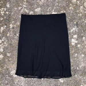 vintage 90s sexy midi slip skirt